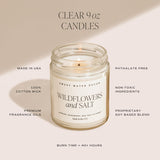 In My Mom Era Candle - Jasmine, Rosemary, Sea Salt, And Honey Scented Candle - 9 Oz Soy Candle In Clear Jar With 40+ Hours Burn Time - Mother'S Day Gifts For Mom