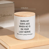 Funny Daughter In Law Gifts Candle 7Oz Daughter In Law Birthday Gifts,Wedding Gift, Christmas Gift For Daughter-In-Law, Sons Girlfriend, Future Dil, Lavender Scented Candle In Ceramic Jar