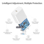 Usb C Charger Block For Apple Watch, 20W Pd Type-C Fast Travel Charging Plug Power Adapter Compatible With Apple Watch, Magsafe, Iphone, Ipad And More,1Pack,White