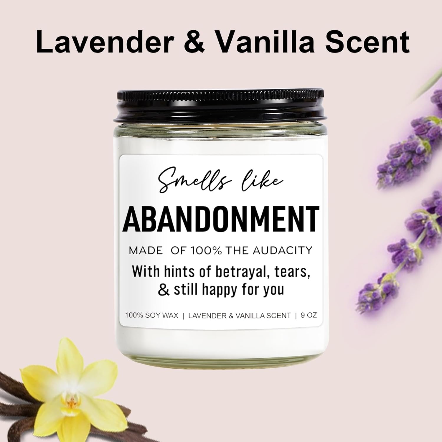 Funny Scented Candle, Coworker Leaving Gifts For Women, Men - Going Away, Goodbye, Farewell Gifts For Coworkers, Friends, Boss, Work Bestie - Retirement, Moving Away Present Ideas - 9 Oz