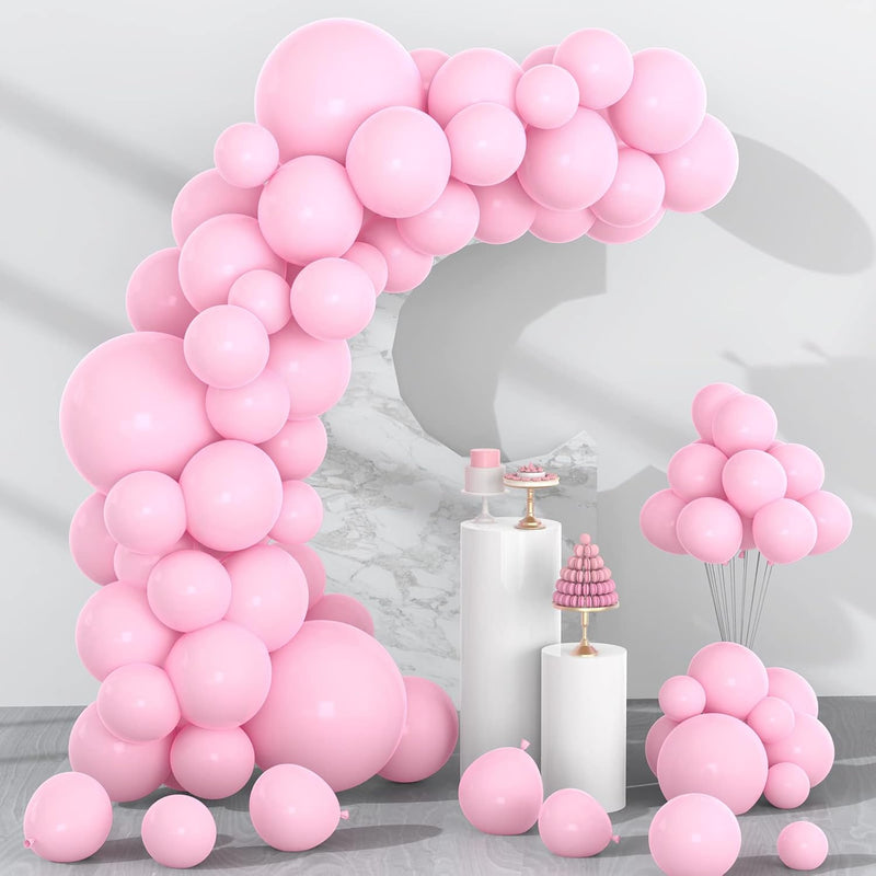 Pink Balloons 100Pcs Light Pink Balloons Arch Garland Kit Different Si