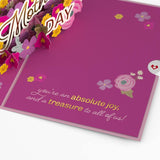 Mother'S Day Pop-Up Card For Her - 3D Greeting Cards For Mom, Wife, Women - Best Daughters Make The Best Moms - 5" X 7" Card - Blank Notecard & Envelope Included