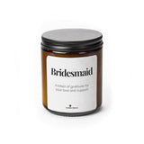 9Oz Vanilla Scented Candle, Bridesmaid Proposal Gifts, Maid Of Honor Proposal Gifts - Will You Be My Bridesmaid Gift For Friends Girls Women, Scented Candles For Home