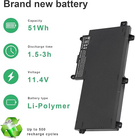 HP ProBook CI03XL 3-Cell Laptop Battery for ProBook 640 645 650 655 G2 G3 HSTNN UB6Q LB6T PB6K 801554 001