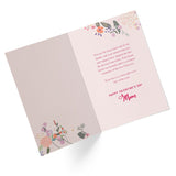 Valentine'S Day Card For Mom | Flowers In Heart | Eco-Friendly Paper | 5'X7.5' | Single Card + Envelope | Women Owned Small Business Made In Usa