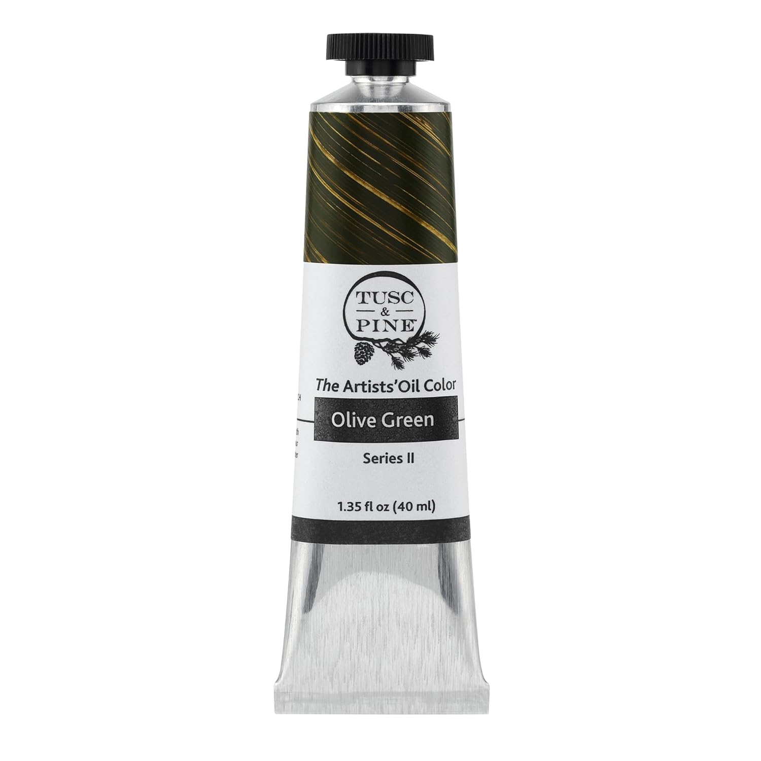 Artist Oil Paint - Olive Green, 40 Ml, Non-Yellowing, Rich & Creamy Consistency, Maximum Pigment Load, Small Batch Milled Oil Paints Made In The Usa For Professional Artists