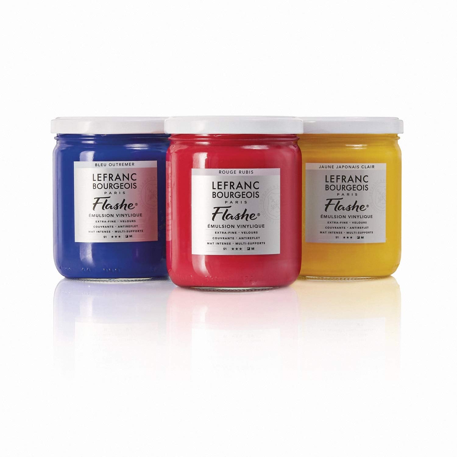 Lefranc & Bourgeois Flashe Matte Artist'S Color, 400 Ml Topf, Iridescent Silver