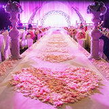 2000 Pcs Artificial Silk Rose Petals Decoration Wedding Party Color Gold