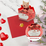 3D Pop-Up Cute Card With West Highland Terrier Dog Holding Rose & Envelope – Gift For Dog Mom,Dog Lovers, Him, Her, Or Couples For Romantic Birthday, Mother'S Day, Father'S Day, Love, Valentine'S Day, Anniversary