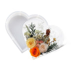 Large Resin Molds,Heart Silicone Molds For Resin Casting,Epoxy Resin Casting Mold For Flower Preservation?Diy Home Decor Wedding Present,Bookends Resin, Picture Frame
