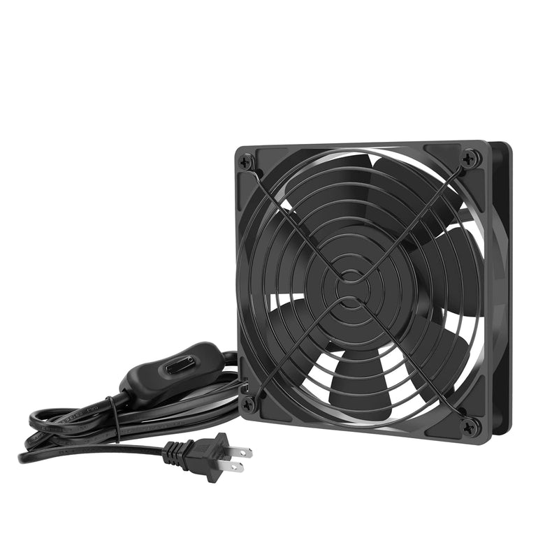 120Mm Fan 120V, Ac 110V 120V 220V 240V Fan With On Off Switch,120Mm X 25Mm 5''