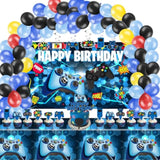 Video Game Birthday Party Decorations - 109Pcs Gamer Gaming Party Supp