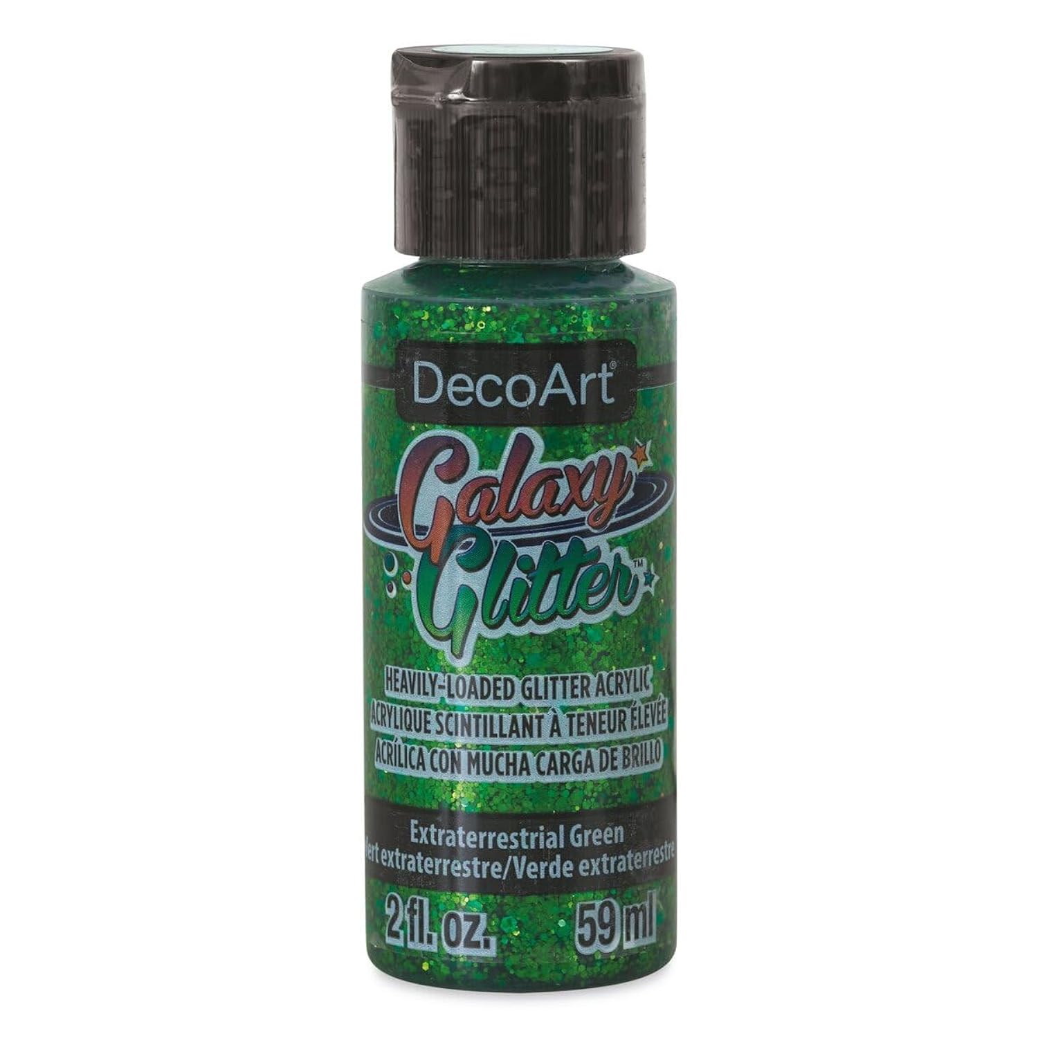 Deco Art DecoArt Galaxy Glitter Acrylic Paint 2oz-Extraterrestrial-Green