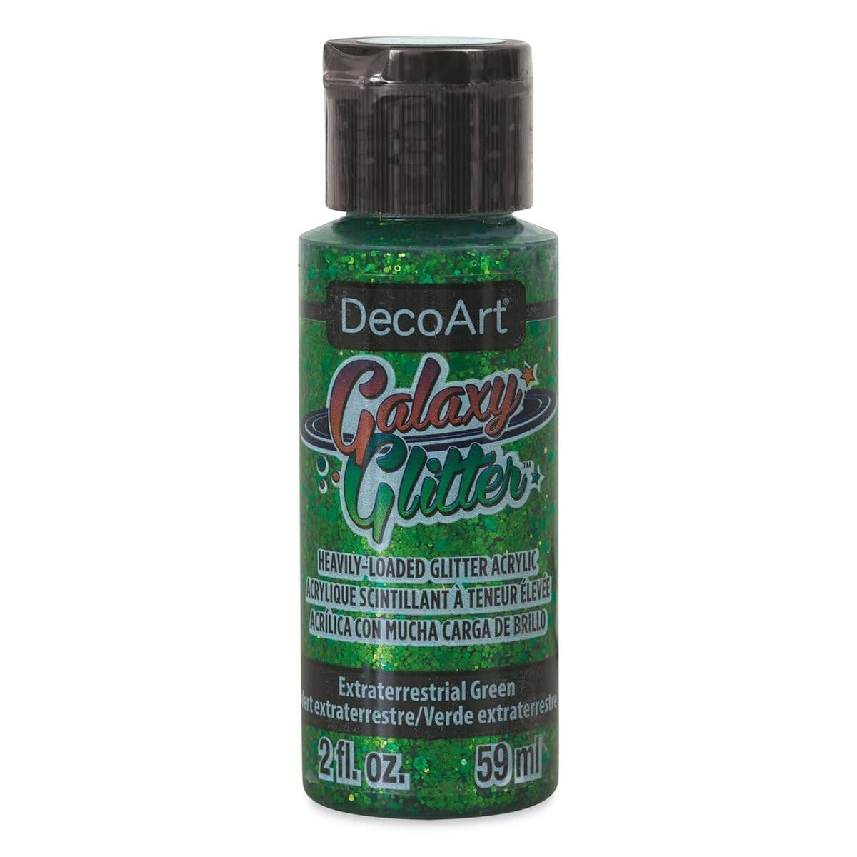 Deco Art DecoArt Galaxy Glitter Acrylic Paint 2oz-Extraterrestrial-Green