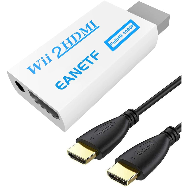 Wii To Hdmi Converter, Wii To Hdmi 1080P With 5Ft High Speed Hdmi Cable Wii2 H