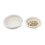 Italian Small Ceramic Crucible Dish Cup Set Of 2 For Melting Gold Silver Copper With Whip Tongs Handle 2A