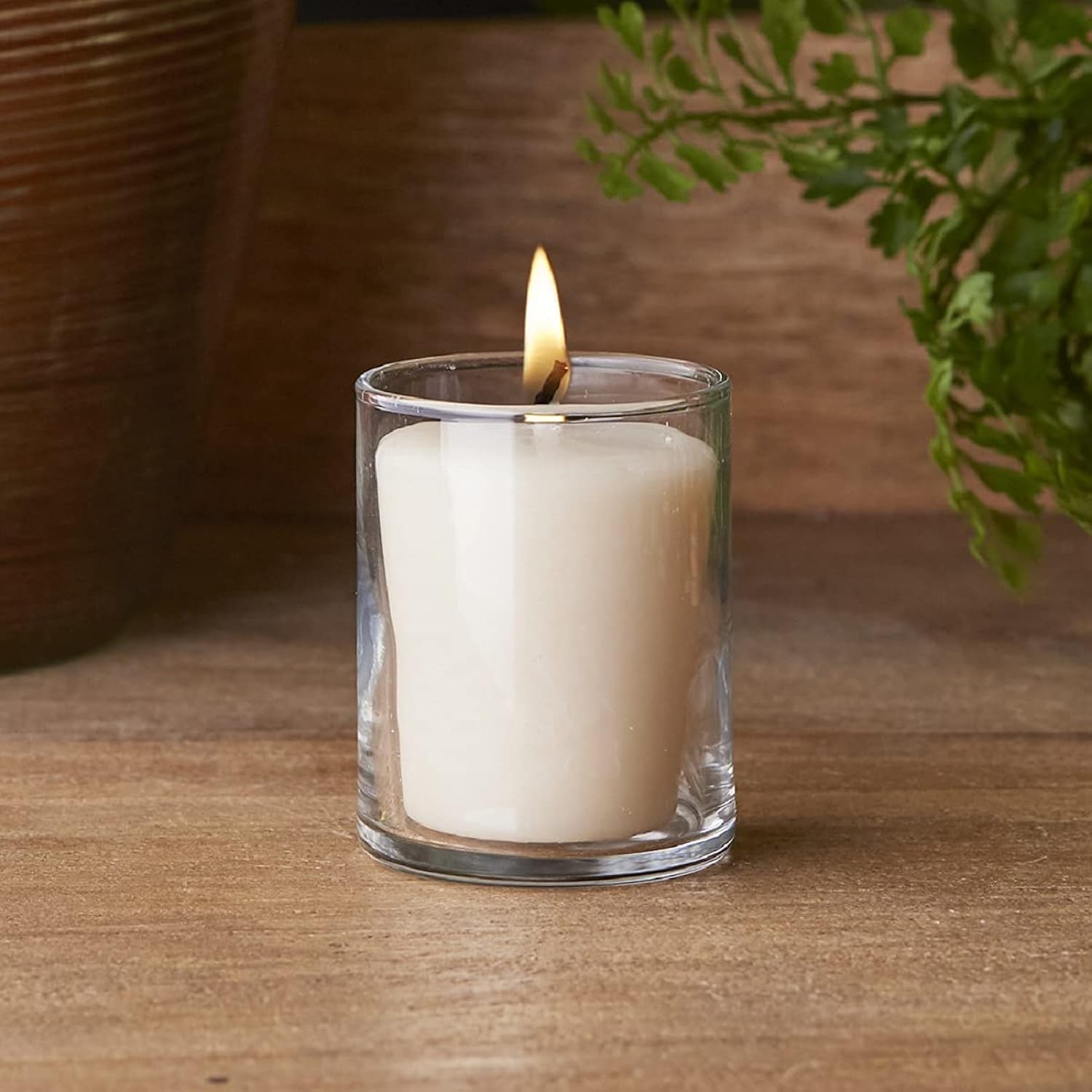 Root Candles Scented Votive Candles Premium 20-Hour Votives Handcrafted Beeswax Blend Candle, 18-Pack, French Vanilla