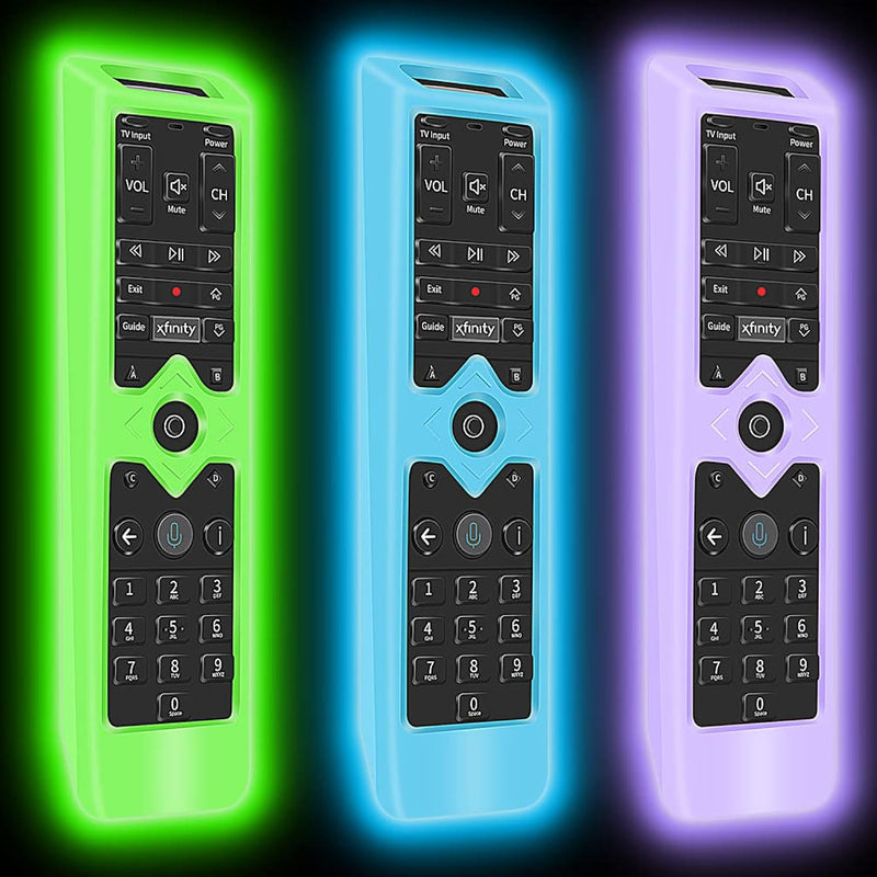 3Pcs Protective Case Skin For Xfinity Remote Control,Silicone Case Skin Sleeve