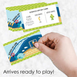 Big Dot of Happiness Let’s Go Fishing - Fish Themed Birthday Party or Baby Shower Game Scratch Off Cards - 22 Count