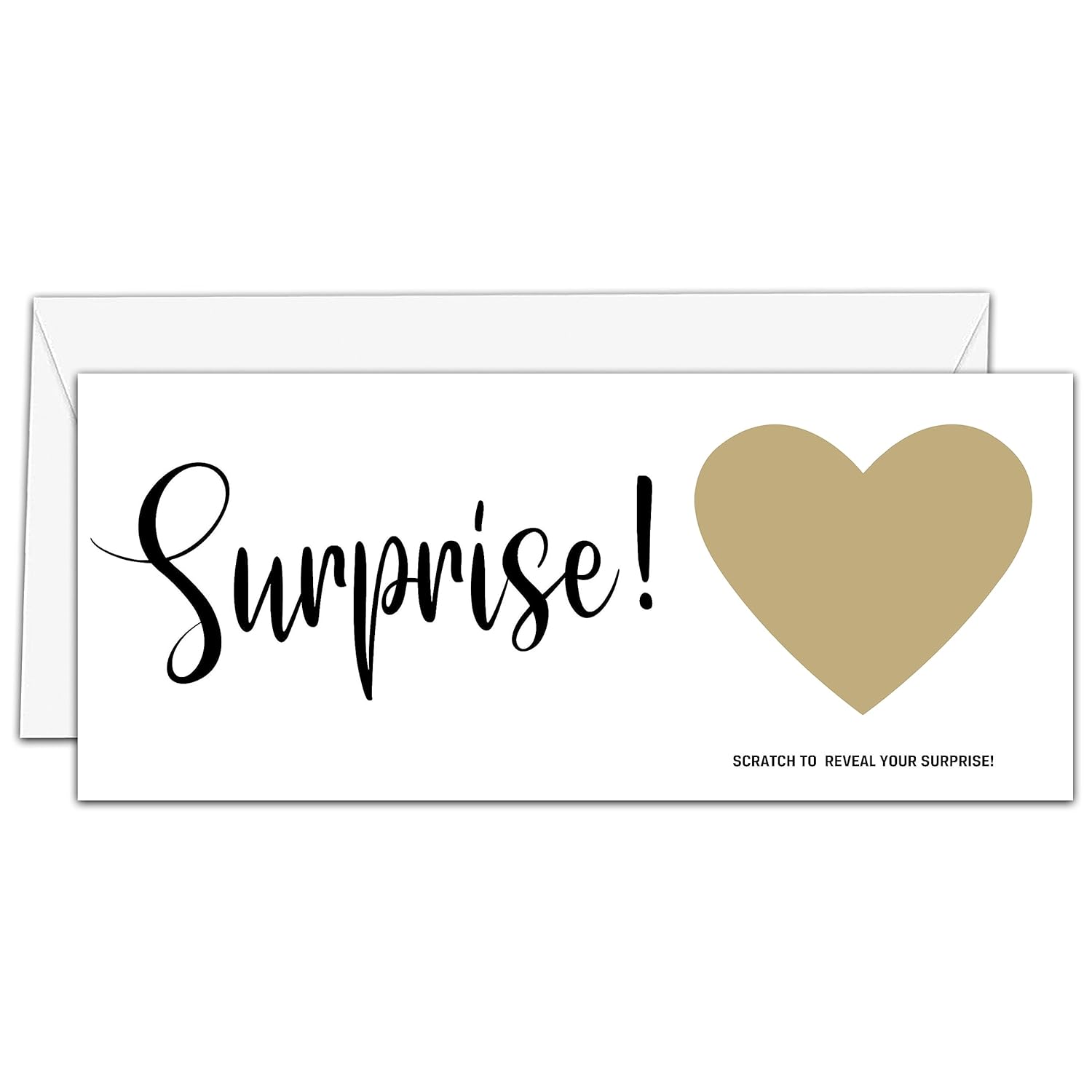 Minimalist Surprise Reveal Card, 2 Set Make Your Own Diy Travel Ticket, Surprise Scratch Boarding Pass Gift For Holiday, Christmas, Wedding, Birthday, Anniversary, Party Supply(3.5"X8" Gold)-C005