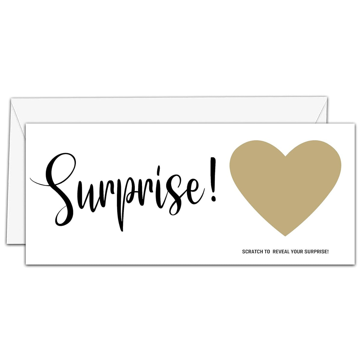 Minimalist Surprise Reveal Card, 2 Set Make Your Own Diy Travel Ticket, Surprise Scratch Boarding Pass Gift For Holiday, Christmas, Wedding, Birthday, Anniversary, Party Supply(3.5"X8" Gold)-C005