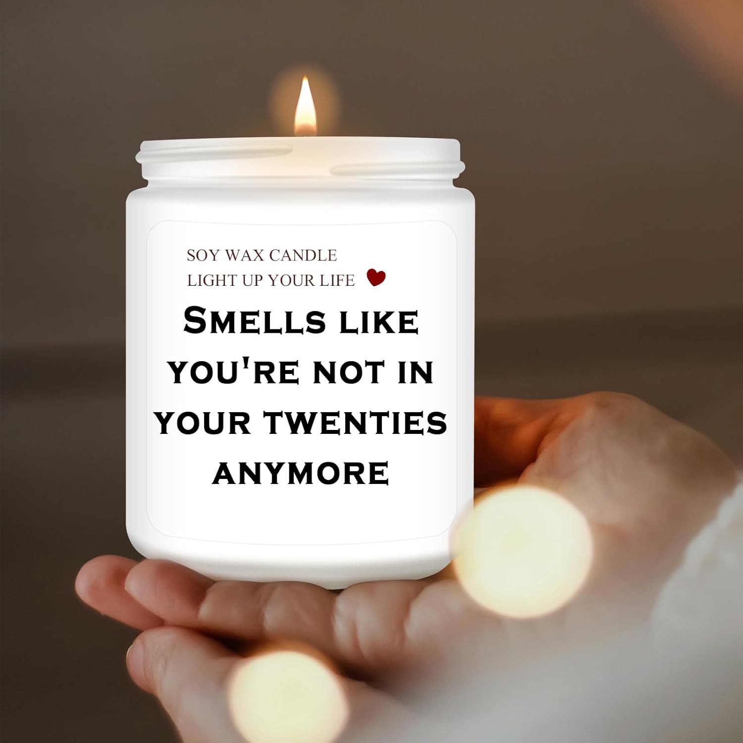 30Th Birthday Candle Gifts For Women Men, Happy 30Th Birthday Decorations Gift For Her Him, Funny 30 Years Old Gifts Ideas- Lavender Candles