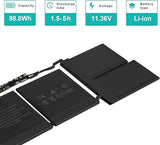 A2113 A2141 Laptop Battery Replacement for MacBook Pro 16 inch 2019 EMC 3347