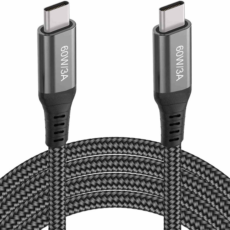 20Ft Usb-C To Usb-C Cable 60W, Extra Long Usb Type-C To Type-C Cable 2.0, Usb