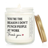 Gifts For Coworker, Work Bestie, Boss Lady Gifts For Women, Funny Birthday Retirement Farewell Appreciation Presnets For Coworker, Boss, Employee - Handmade Lavender Scented Candle 7Oz