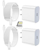 2 Pack Fast iPhone Charger with 6FT & 10FT USB C to Lightning Cables for iPhone 14 13 12 11