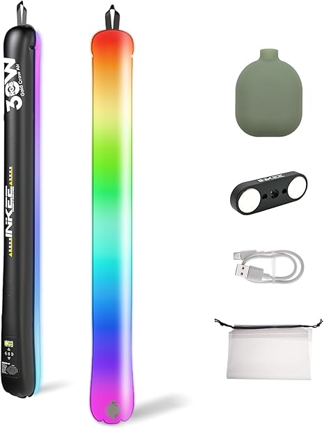 30W Handheld RGB LED Tube Light 35.5 Inch Inflatable Waterproof Photography Studio Light with Magnetic Mount