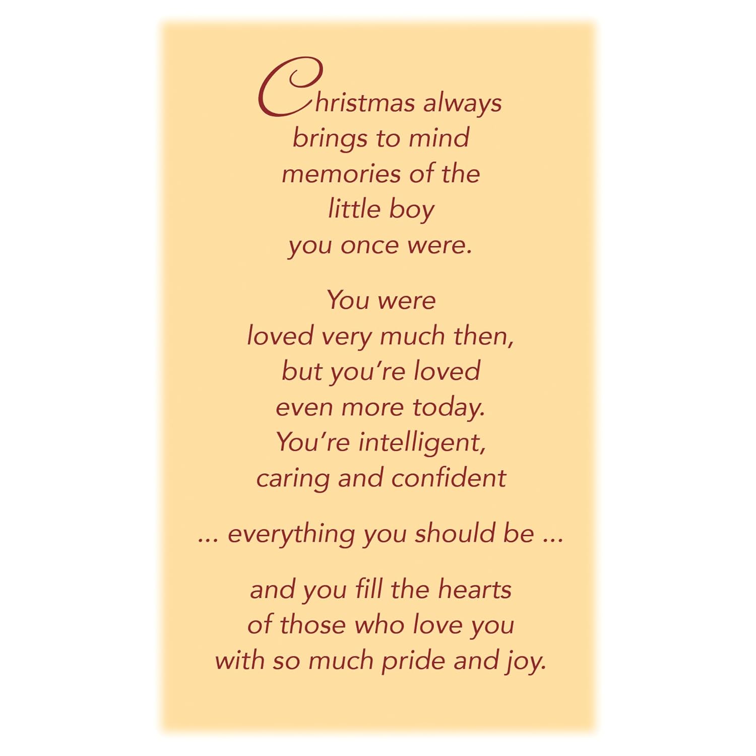 Grandson Christmas Card - Large Card Opens To 10" X 7.75" - Made In Chicago - Premium Envelope Included - Packaged In Extra Sturdy Mailer - Beautiful Vintage Art With Christmas Tree Truck - - 1003