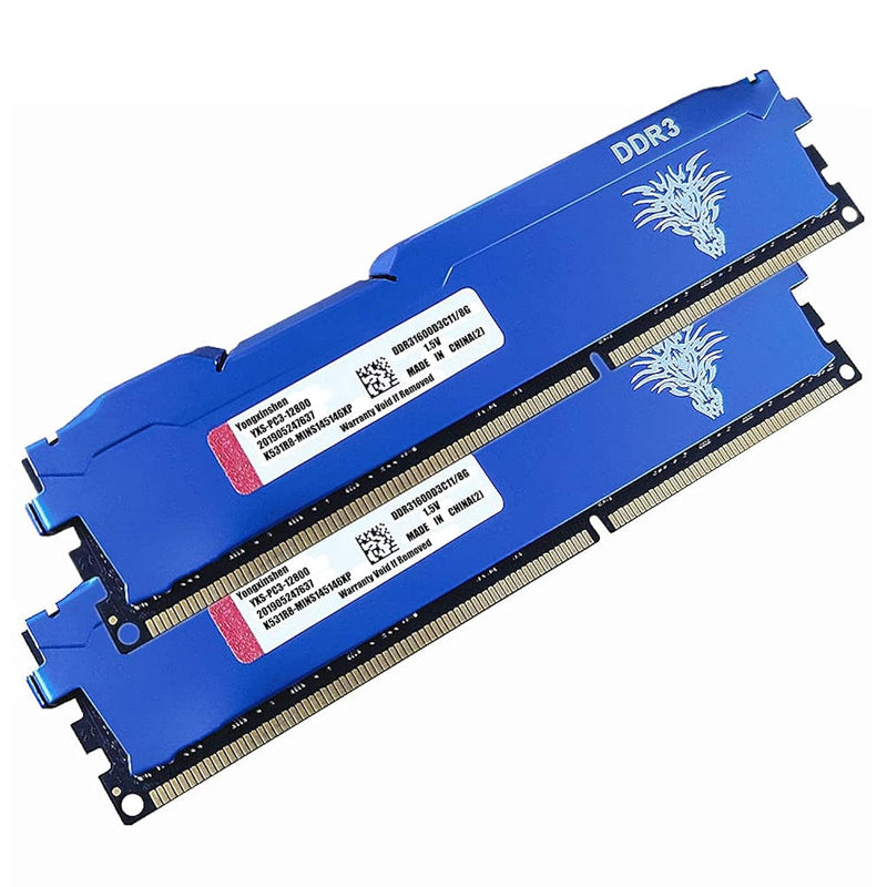 Ddr3 8Gbx2 (16Gb Kit) 1600Mhz Pc3-12800 Cl11 240Pins 1.5V Non-Ecc Unbuffered U