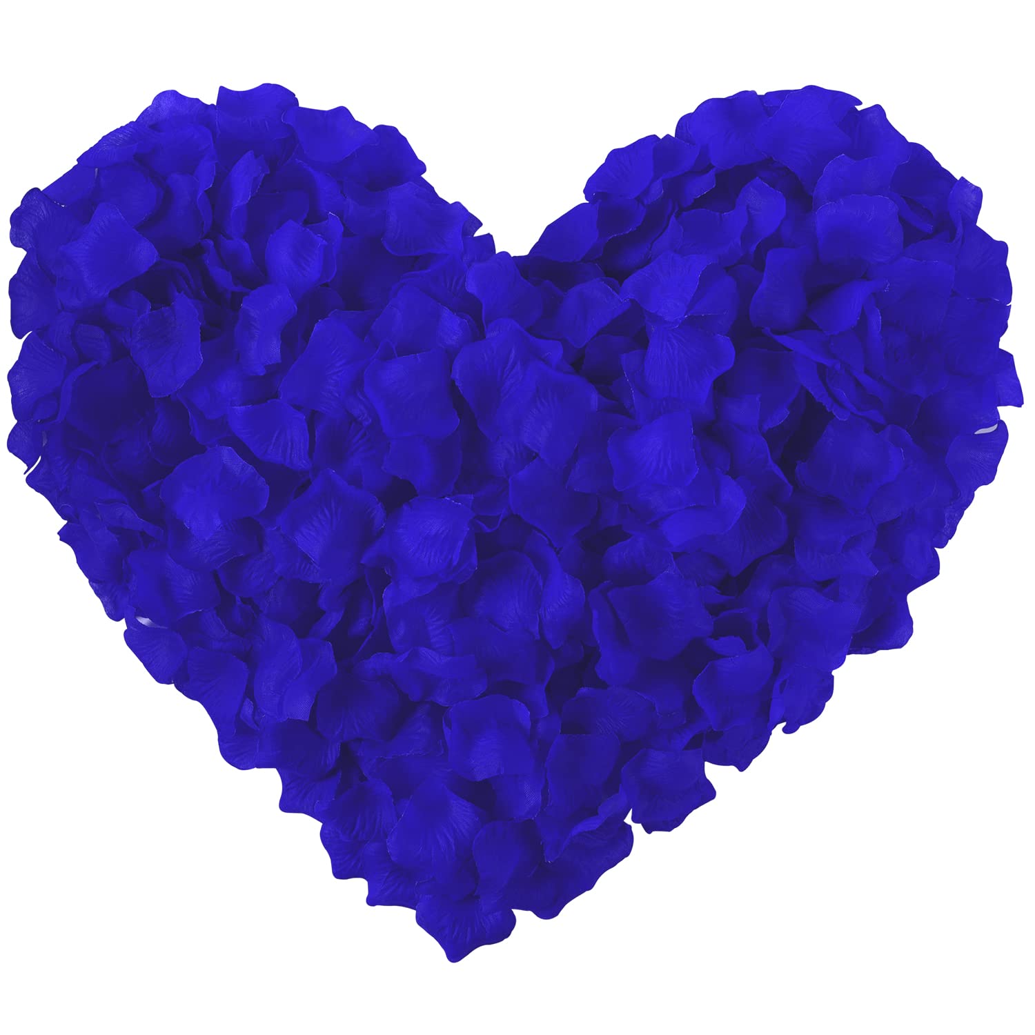 Pack Of 1000 Rose Petals, Artificial Flowers For Decoration Wedding Party(Royal Blue)