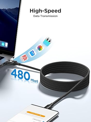 10FT USB A to USB C Fast Charging Cable 3A Charger Cord for Samsung Galaxy iPhone 17 16 15 LG