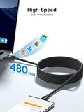 10FT USB A to USB C Fast Charging Cable 3A Charger Cord for Samsung Galaxy iPhone 17 16 15 LG