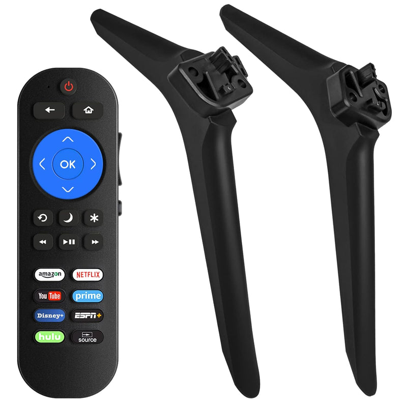 Tv Legs For Hisense Tv Legs With Remote For Roku Tv & Roku Players, Tv Base St