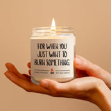 Gag Gifts For Women Candle Lavender Scented, Funny Anniversary & Birthday Gift For Her, Girlfriend, Wife, Best Friend Present, Christmas Valentines Day Mothers Day Office Gifts For Coworkers