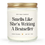 Writer Gifts For Women - Creative Future Author Gifts For Writers, Cool Presents For Book Novelist Screenwriter Writing Enthusiasts Author Inspiration Lavender Scented Soy Wax Candles 7Oz?