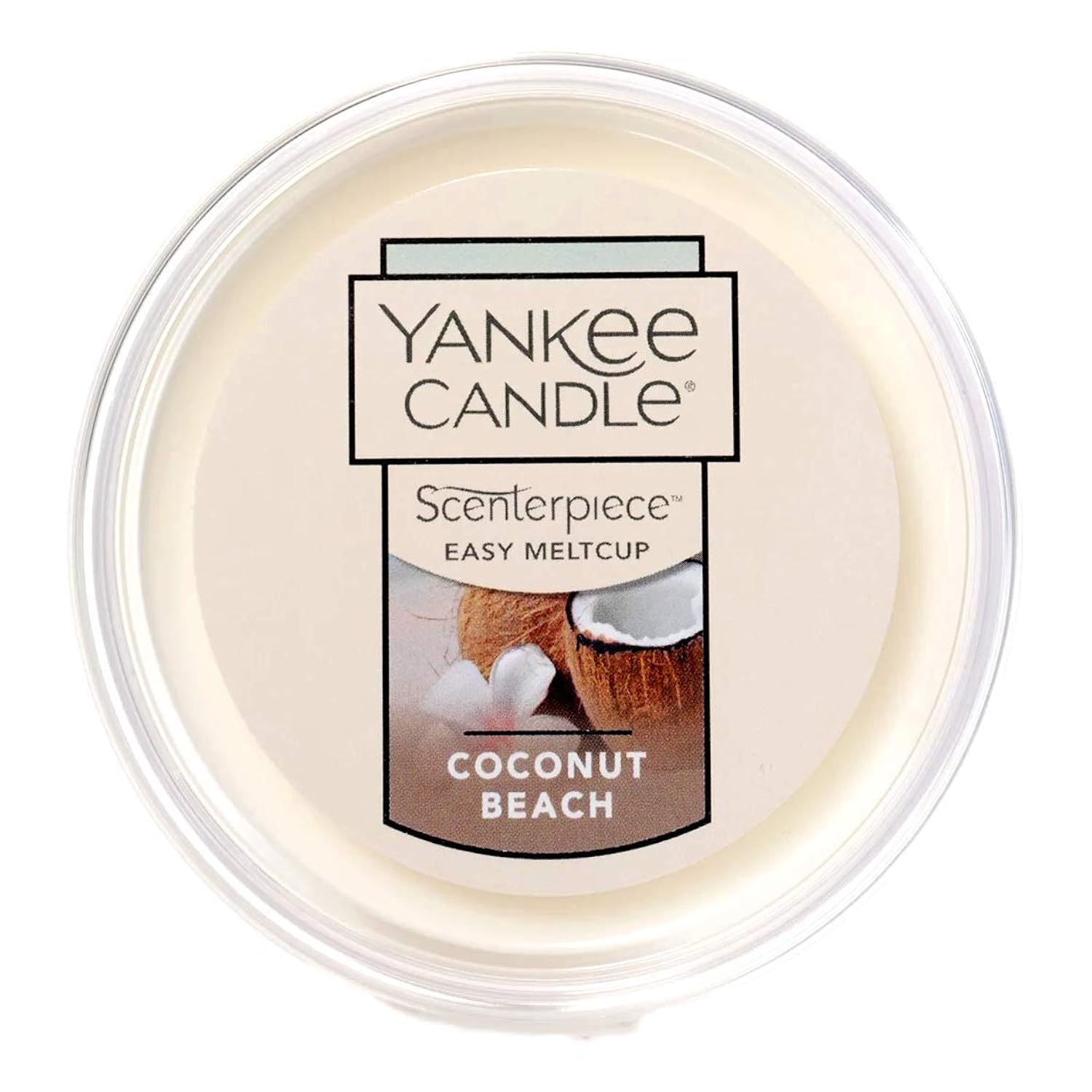 Yankee Candle Coconut Beach Scenterpiece Easy Meltcup, Fresh Scent