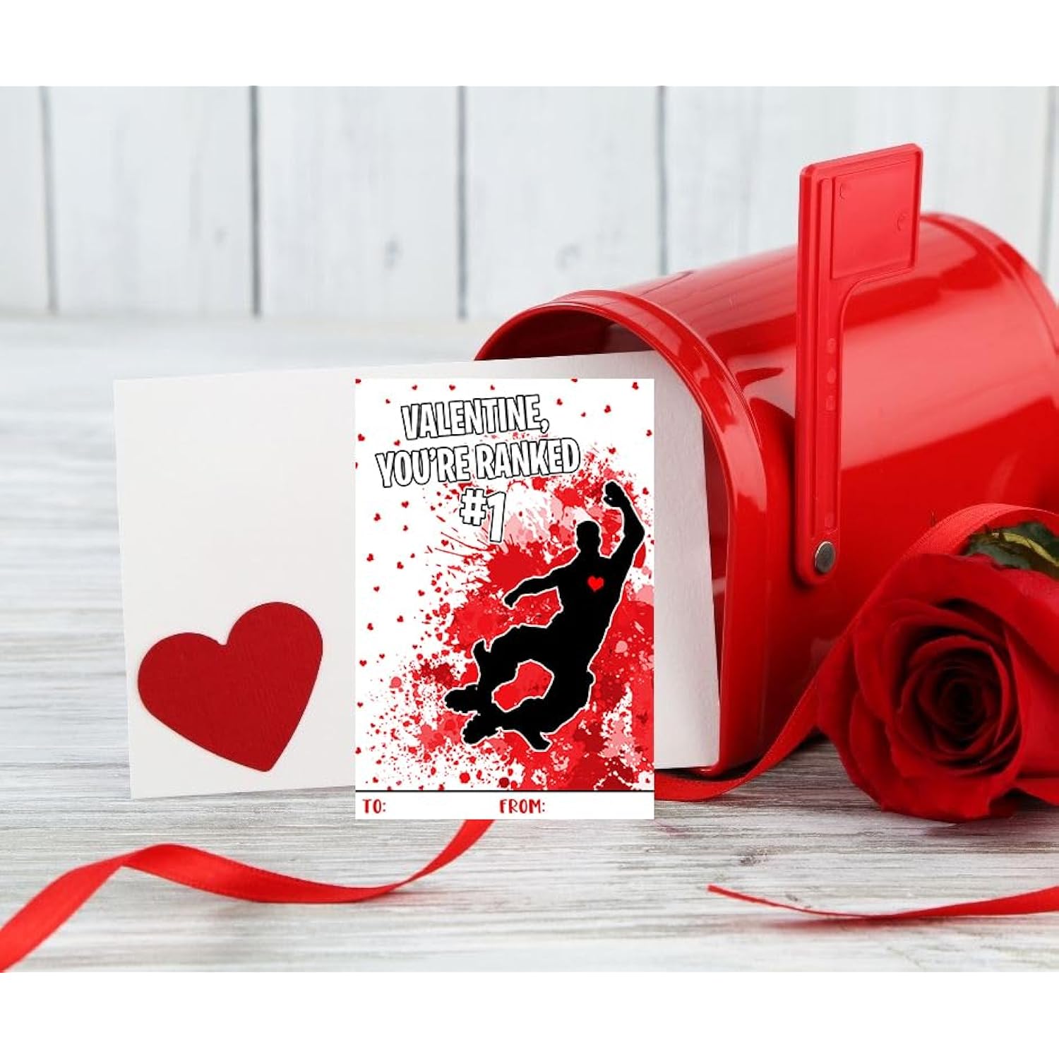 Video Game Valentines Day Themed Classroom Sharing Cards Party Supplies For Kids Friends School Dance Emote Gamer Set Of 27