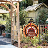 37" Happy Thanksgiving Halloween Outdoor Light Decor Fall Neon
