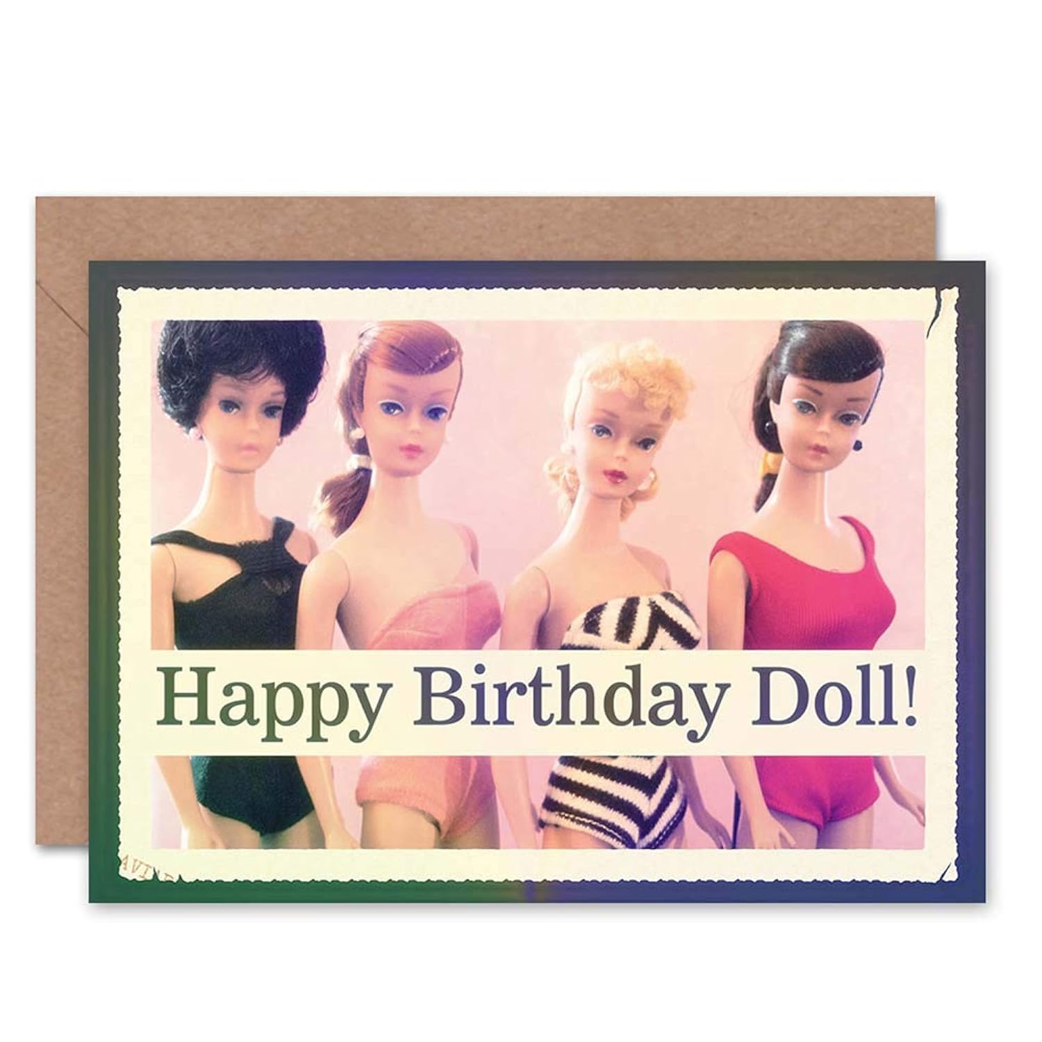 Birthday Happy Toy Model Dolls Girls Art Greetings Greeting Card Gift