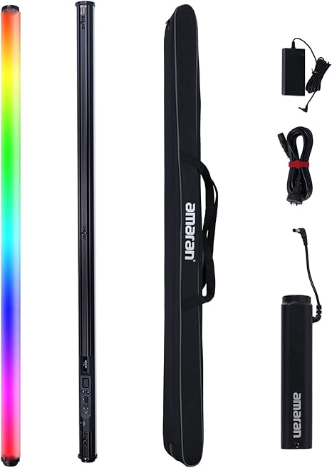 Amaran T4C RGBWW LED Tube Light 47.2 Inch 40W Bi Color App DMX Control for Studio Video