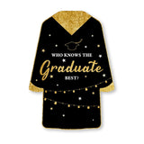 30 Pack Glitter Who Knows Graduate Best Graduation Game Cards, Shaped Graduation Game Cards For Grad Celebration Party