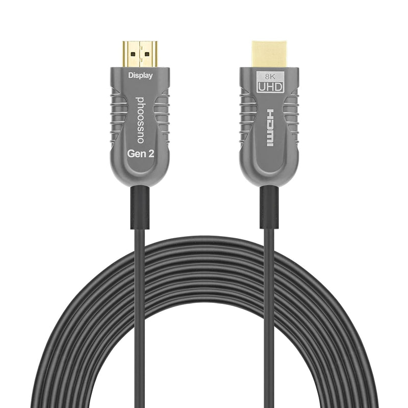 Certified 8K Hdmi 2.1 Fiber Optical Cable, 10K Ultra High Speed Hdmi Gen2 10M