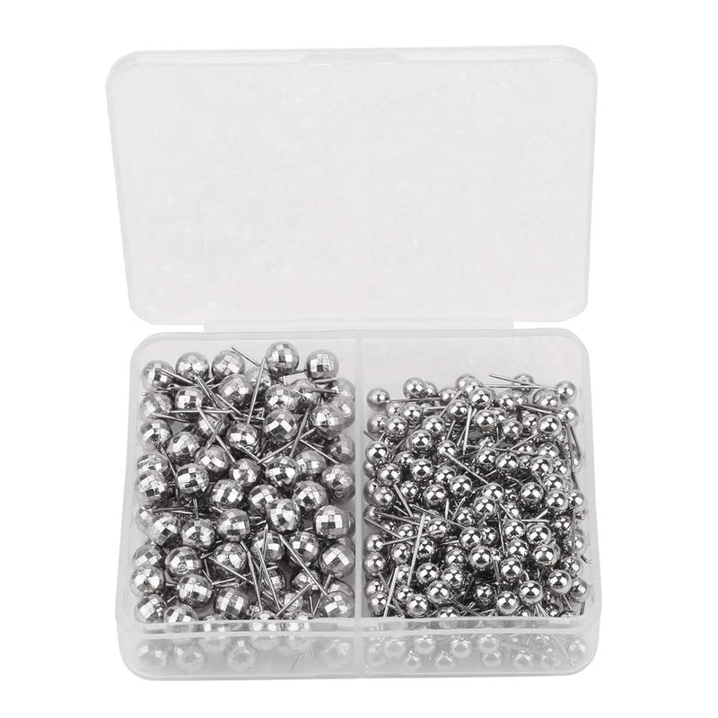 300Pcs Map Tack Round Head Pins Marking Push Pins Round Pearl Head Pins Dressm