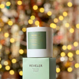 Reveler Scented Winter Candle – Aesthetic Holiday Candle For Home, Fresh Pine, Cedarwood & Fir Balsam, Clean Coco Wax Blend, Vegan, Paraben-Free, 45-Hour Burn, Christmas Decor – 8Oz