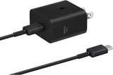 25W USB C Charger Block Fast Charging Wall Adapter with USB C Cable for Samsung Galaxy iPhone 17 16 iPad Black