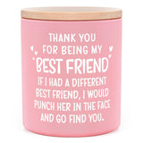 Best Friend Birthday Gifts For Women, Funny Friendship Gifts For Women, Her, Best Friend, Bff, Best Friends Presents On Mothers Day Christmas - Handmade Lavender Scented Candle 10Oz
